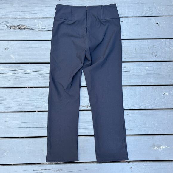 Athleta Wander Slim Ankle pants 353450 Black Side Zip Split Ankle Size 12 - Picture 4 of 7